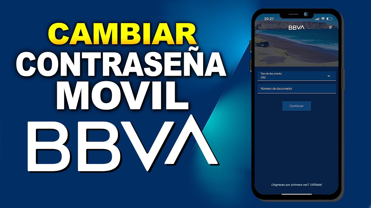 Cambiar Contraseña De Banca Móvil BBVA | Recuperar Contraseña BBVA ...