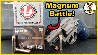 Battle of The BEST!...HST vs Xtreme Defender 327 Magnum Self-Defense AMMO Test!