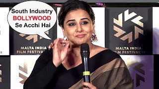 Vidya Balan Says South Film Industry Is BETTER Than Bollywood!