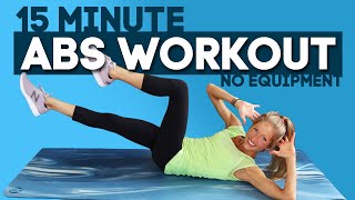 15 Minute Abs At Home Workout - No Equipment Abs Workout (GREAT RESULTS!)