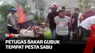 Petugas Gabungan Gerebek Lokasi Pesta Sabu di Medan | Ragam Perkara tvOne