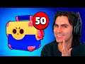 ABRINDO 50 MEGA-CAIXAS DE UMA SÓ VEZ no Brawl Stars