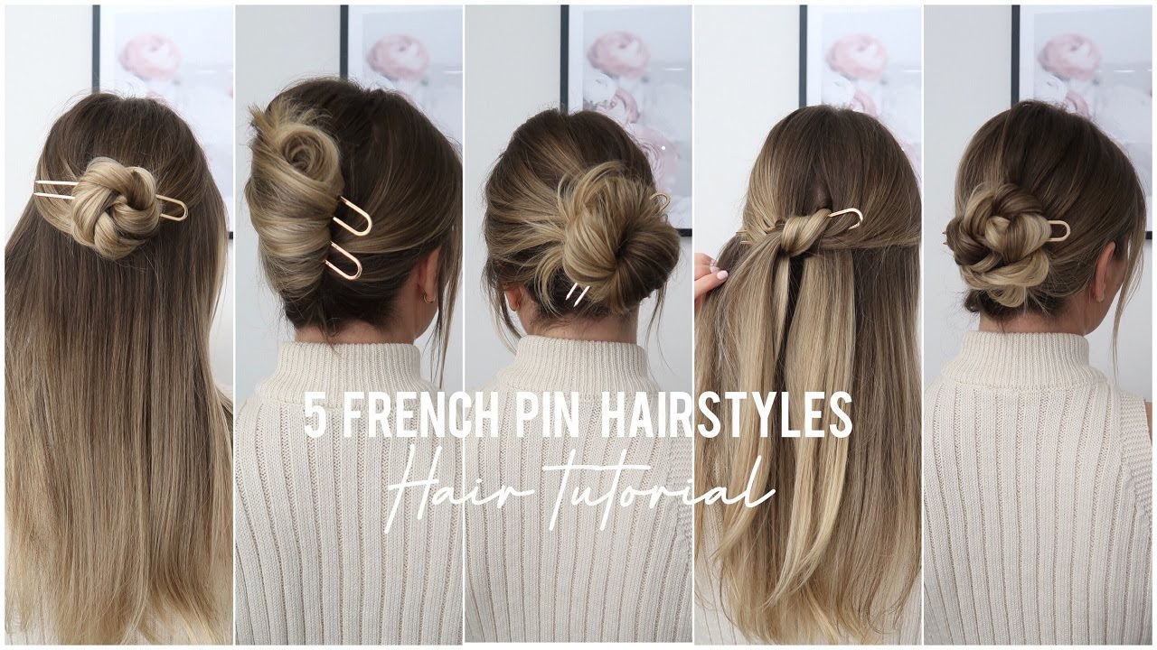 French Pin Hairstyles Hair Tutorial Youtube