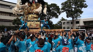 土居太鼓祭り2024  入野太鼓台  かきくらべ　10.15(火)  土居庁舎会場　四国中央市