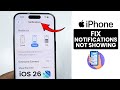[iOS 26] Fix App Notifications Not Showing or Working on iPhone