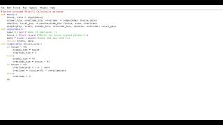 Python program Payroll Calculator