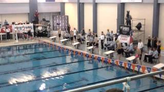 1a2a NCHSAA State Championship 2016 - Men's 100 butterfly Finals