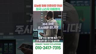 미국 나스닥 차트분석! 바닥지표 여기입니다! 오늘밤 파월 연준의장 연설 예정!