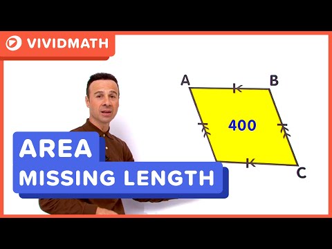 Area Of A Rhombus - VividMaths.com Area Of A Rhombus - VividMaths.com