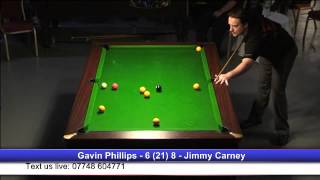 World Blackball Championships Final 2012 - Gavin Phillips v Jimmy Carney