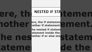 Nested If statement | Malayalam Tutorial