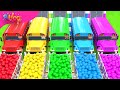 The Wheels on The Bus Song | Colorful Bus & SUPRISE EGGS | BluLoo Nursery Rhymes & Kids Songs