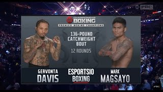 🔴Tank Davis vs Magsayo Full fight highlights