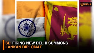 SL: firing New Delhi summons Lankan diplomat