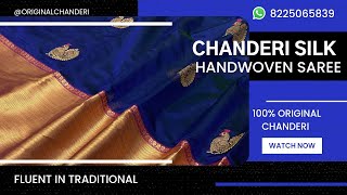 Chanderi Silk Handloom Saree Direct from Weaver at wholesale price