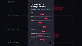 CSS Transition Timing Function Simplified ✨