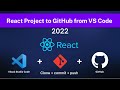 [Latest] How to push React Project to GitHub with VSCode | Clone, Commit & Push