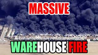 🚨BREAKING: MASSIVE WAREHOUSE FIRE