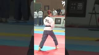 Taekwondo Poomsae burn 💥 #taekwondo #tkd #worldtaekwondo #poomsae #demonstration #ameervayalar