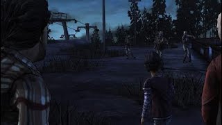 The Walking Dead: Season 2 clem hits walter