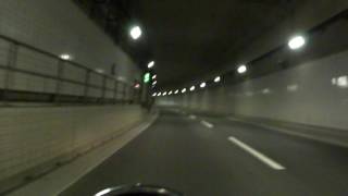 大阪　海底トンネル　夢咲トンネル　Submarine tunnel Osaka japan