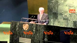 ONU VAN ROMPUY PARLA IN ASSEMBLEA GENERALE IMMAGINI 25-09-14