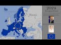 The History of the European Union with Flags: Every Year