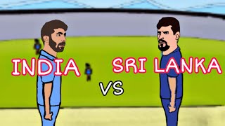 India vs Sri Lanka | funny cricket match | T20 2019 | 2d animation | kholi,bumrah vs Dimuth