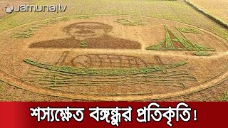 বগুড়ায় ১২০ বিঘা জমিতে প্রস্ফুটিত হবে বঙ্গবন্ধুর প্রতিকৃতি | Bangabandhu