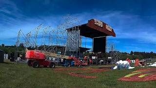 Beyond the Valley Stage Build Timelapse