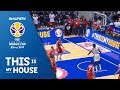 TISSOT Buzzer Beater! - Hongseok Yang lays it off the glass just in time!