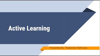 Machine Learning |Active Learning in Sinhala | Nadeesha Pathirana