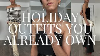 4 Holiday Outfit Ideas You Already Own Styling Wardrobe Basics