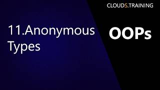 11 Anonymous Types