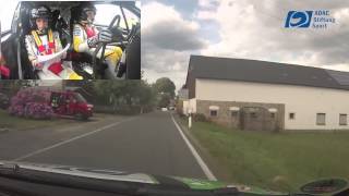 AvD-Sachsen-Rallye 2015 - Crinitzberg - Julius Tannert/Jennifer Thielen - Opel ADAM R2 - Onbord