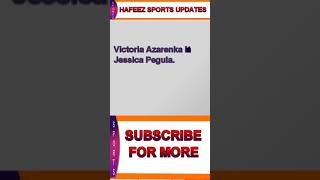 Victoria Azarenka beats Jessica Pegula today in Australia open 2023