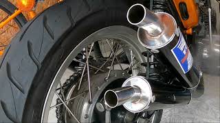 kawasaki 750ss h2 one off muffler Vesion2