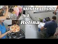 CASAL NA LIMPEZA DA CASA/  PIZZA 100% CASEIRA NO JANTAR  #minimalismo  #rotina #limpeza