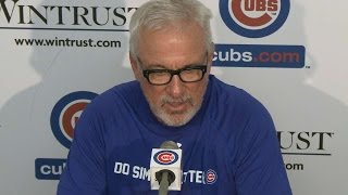 COL@CHC: Maddon on loss to Rox, Wood's relief outing