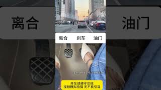 正误刹车（模拟驾驶） 手动挡的乐趣  考驾照  学车  这车技没谁了