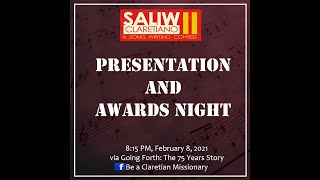 SALIW CLARETIANO II   Presentation and Awards Night.