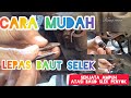 Cara mudah melepas baut tutup oli yang slek/penyok/dol