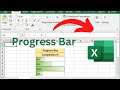 Progress Representation with Bar in Excel |**TechLearning_Hub: Learn Excel**|