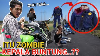 Penampakan ZOMBIE KEP4LA BUNTUNG CEGAT KITA DIJALAN, Saputra Sampe J4tuh?? | Mikael TubeHD