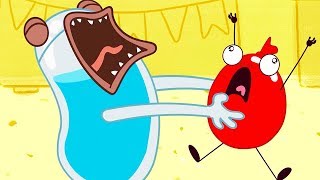 Hydro and Fluid - Fall Down Balloon | Cartoons for Children | Kids TV Shows Full Episodes