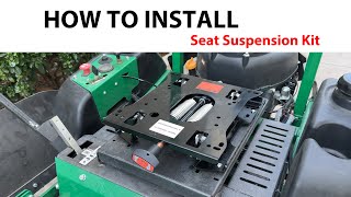 TICSEA Seat Suspension Kit Upgrade - Saves you back while mowing