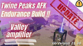 Fortnite STW Twine Peaks endurance build AFK - Valley Amp, V21.30 Update + Gameplay