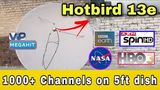 Hotbird 13e latest updates | Hotbird 13e dish setting pakistan | #satellitesworld #Hotbird13e