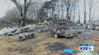 ‘Everything is irreplaceable’: Fire destroys a Fannin County family’s home