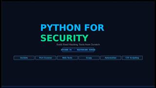 Python for Security | MasterCode Ethical Hacking Series [Episode 04]